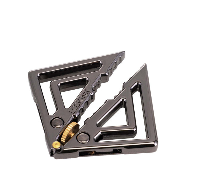 Зажимы для сосков с легкой подвеской LOCKINK Adjustable Nipple Clamps with Light Pendant - Grey