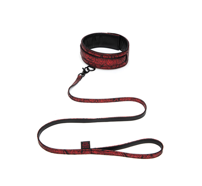Нашийник та повідець Fifty Shades of Grey Sweet Anticipation Reversible Faux Leather Collar and Lead