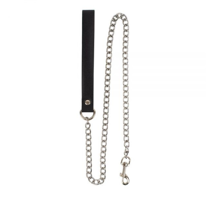 Повідець sLash Leather Leash Slave, Black