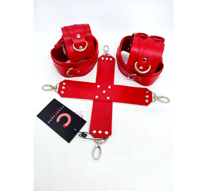 Бандаж для рук и ног DS Fetish Fet 10, ручная работа, Красный