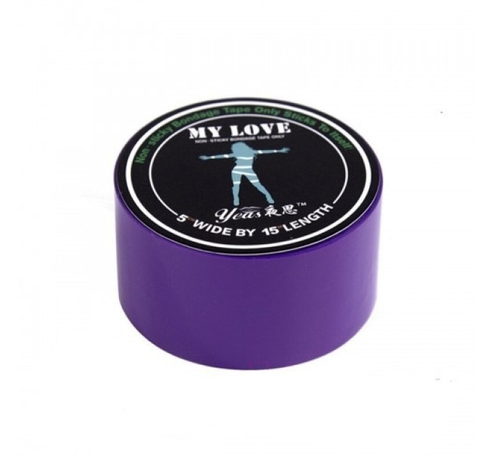 Лента бондажная DS Fetish My Love Фиолетовая 15 м