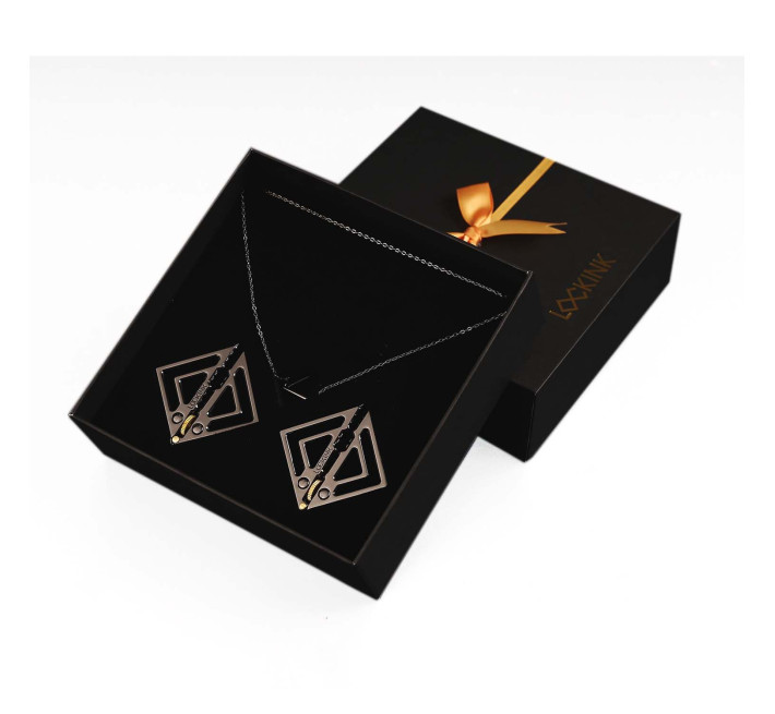 Зажимы для сосков с легкой подвеской LOCKINK Adjustable Nipple Clamps with Light Pendant - Grey