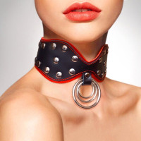 Нашийник із натуральної шкіри Art of Sex Collar Butterfly Нашийник із натуральної шкіри Art of Sex Collar Butterfly