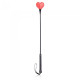 Стек DS Fetish Crop heart red/black 60 см
