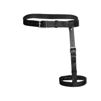 Гартер на ногу Art of Sex - Petra, натуральна шкіра, розмір XS-2XL, колір Чорний Гартер на ногу Art of Sex - Petra, натуральна шкіра, розмір XS-2XL, колір Чорний