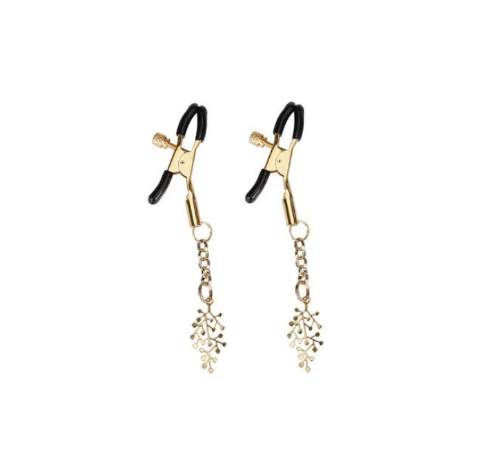 Затискачі для сосків Liebe Seele Rose Tree Nipple Clamps Gold