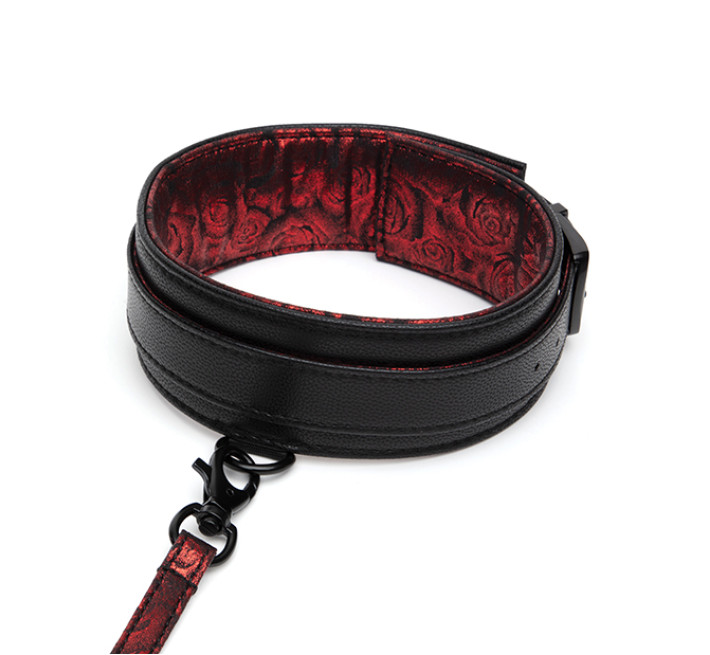 Нашийник та повідець Fifty Shades of Grey Sweet Anticipation Reversible Faux Leather Collar and Lead