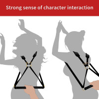 БДСМ-набір LOCKINK YEAHWOW Black Doggy Style Saddle set БДСМ-набір LOCKINK YEAHWOW Black Doggy Style Saddle set