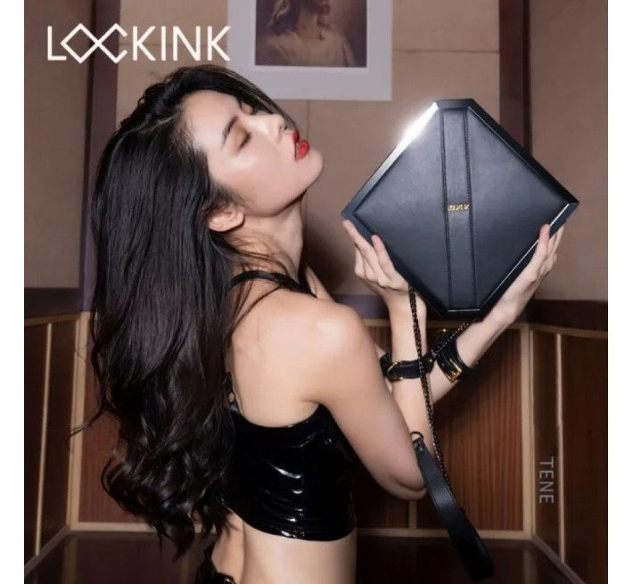 Бондажний набір у сумці 4 предмети Lockink Чорний