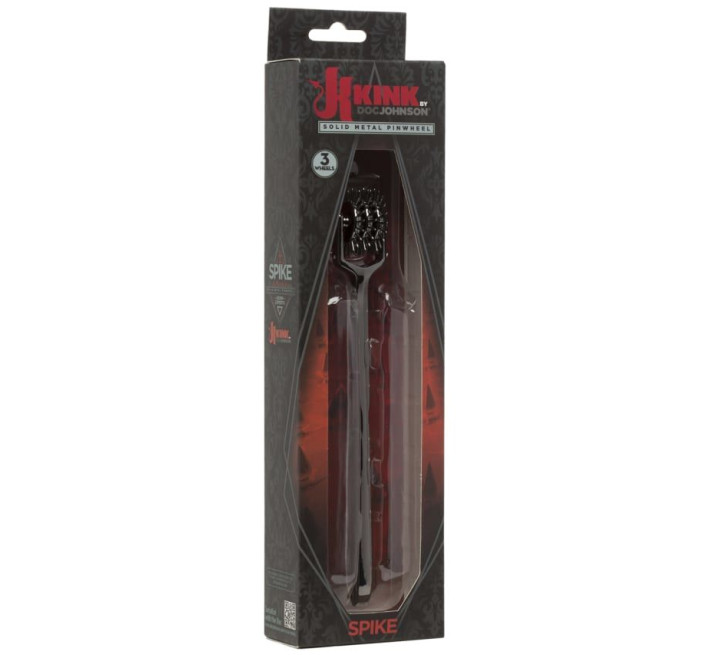 Колесо Вартенберга гольчасте на 3 ряди зубців Doc Johnson Kink- Spike - Solid Metal Pinwheel - 3 Whe