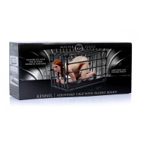 Міцна розбірна клітина для покарань Master Series Kennel Adjustable Bondage Cage Міцна розбірна клітина для покарань Master Series Kennel Adjustable Bondage Cage