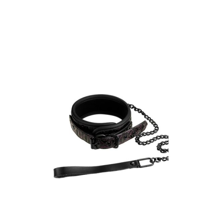 Ошейник с поводком Dreamtoys Blaze Collar And Leash Фиолетовый