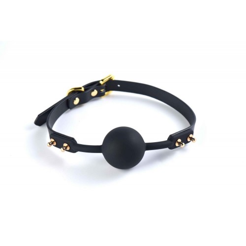 Кляп із кулькою силіконовий UPKO Solid Medium Ball Gag