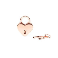 Замочек Liebe Seele Heart Shape Padlock Rose Gold (2 шт)