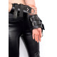 Манжеты для подвеса за руки Art of Sex Kinky Hand Cuffs For Suspension из натуральной кожи, Черные