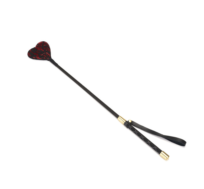Шльопалка-сердечко Liebe Seele Victorian Garden Riding Crop, двостороння
