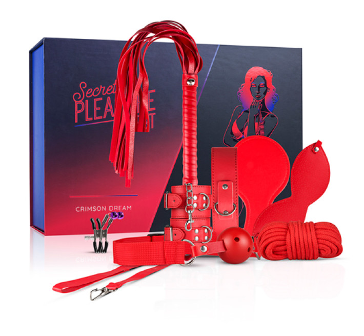 Набір БДСМ Loveboxxx Secret pleasure Chest Crimson Dream червоний