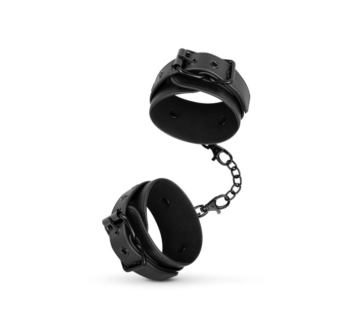 Поножи Bedroom Fantasies: Faux Leather Ankle Cuffs, черные