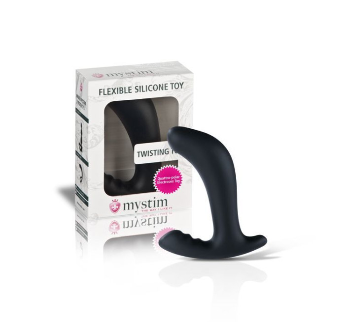 Массажер простаты Mystim Twisting Tom с моделированием формы для электростимулятора