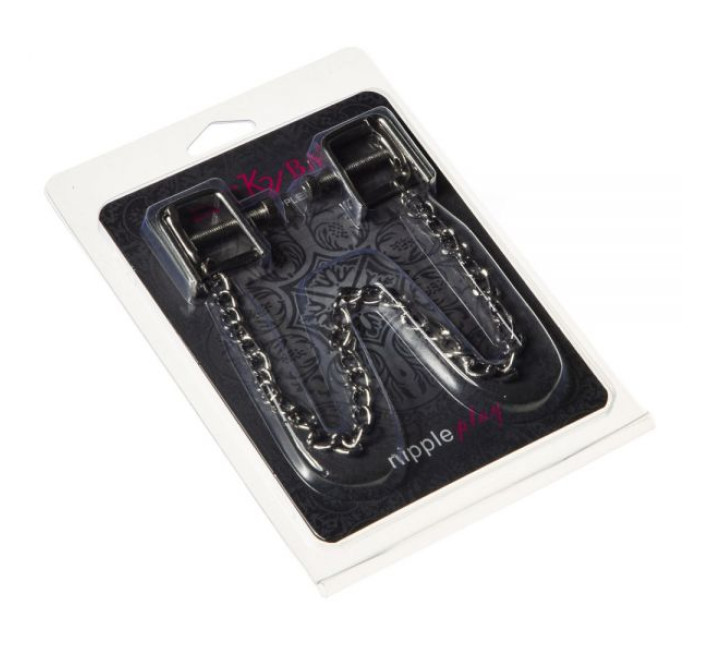 Затискачі на соски Lucky Bay Nipple play квадратні ширина ланки 0,5 мм