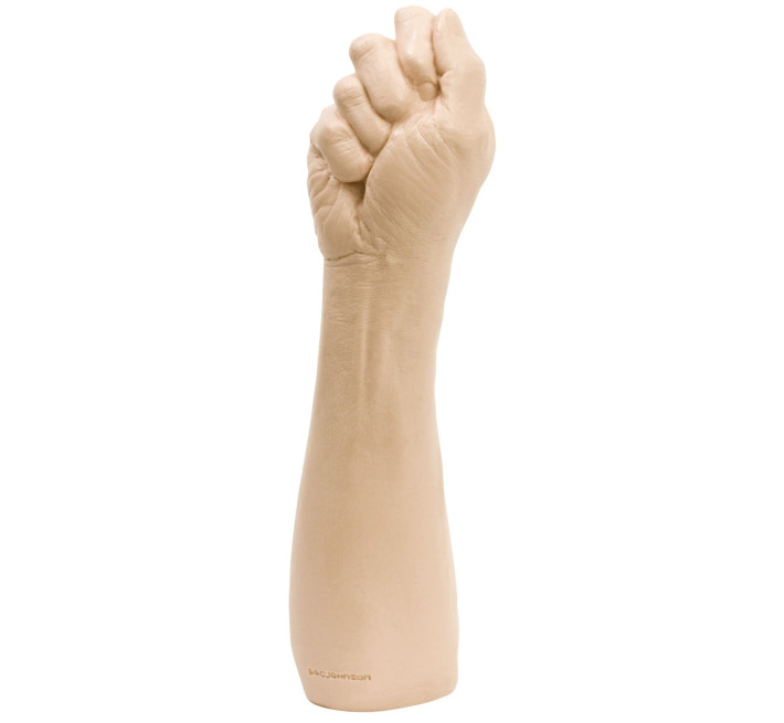 Кулак для фістингу Doc Johnson The Fist, Flesh, реалістична чоловіча рука, довге передпліччя