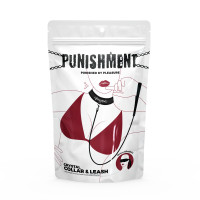 Ошейник с поводком Punishment - Crystal Collar & Leash – Black Ошейник с поводком Punishment - Crystal Collar & Leash – Black