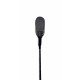 Стек DS Fetish Whip PU Leather riding crop, чорний, 46 см