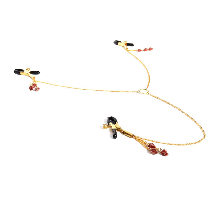 Затискачі для сосків та клітора Art of Sex - Strawberry