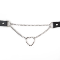Чокер на шею Сердце Art of Sex - Paris, из натуральной кожи, цвет Черный Чокер на шею Сердце Art of Sex - Paris, из натуральной кожи, цвет Черный