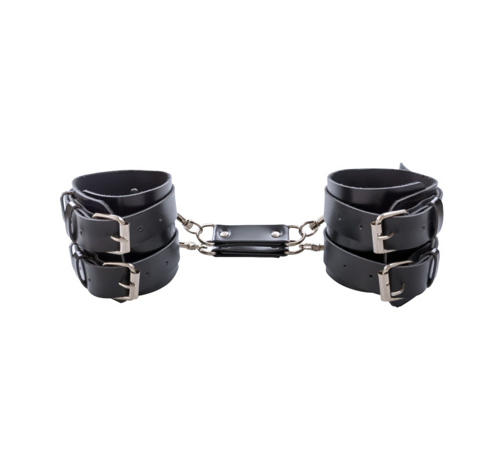 Наручники мужские Art of Sex - Handcuffs Dragons man из экокожи, цвет черный