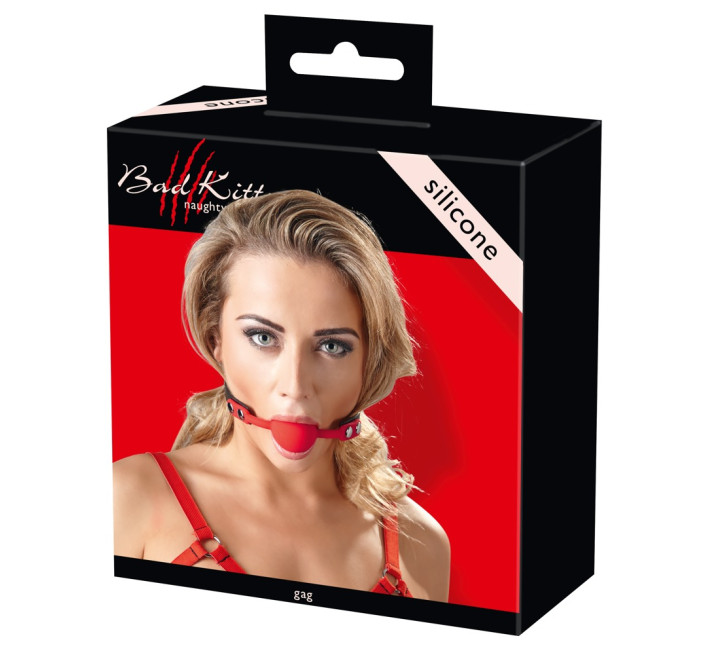 Кляп Bad Kitty 249186 Gag silicone Червоний