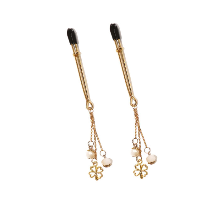 Затискачі для сосків Art of Sex - Nipple Clamps Golden Clover