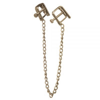 Затискачі на соски Lucky Bay Nipple play квадратні ширина ланки 0,5 мм