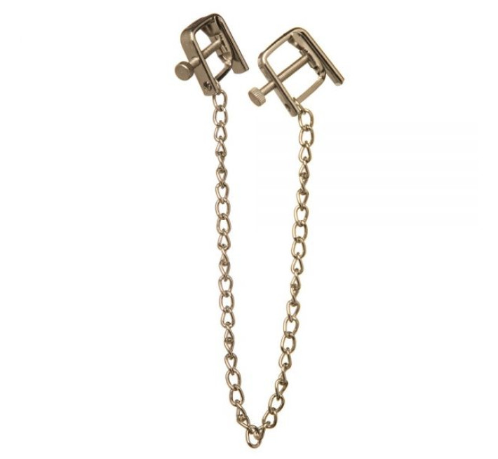 Затискачі на соски Lucky Bay Nipple play квадратні ширина ланки 0,5 мм