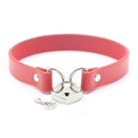 Чокер DS Fetish Locking collar red