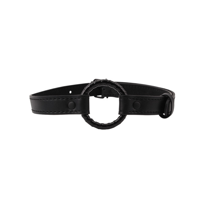 Кляп кільце Chisa Black Metal O-Ring Gag Fierce Euphoria, Чорний