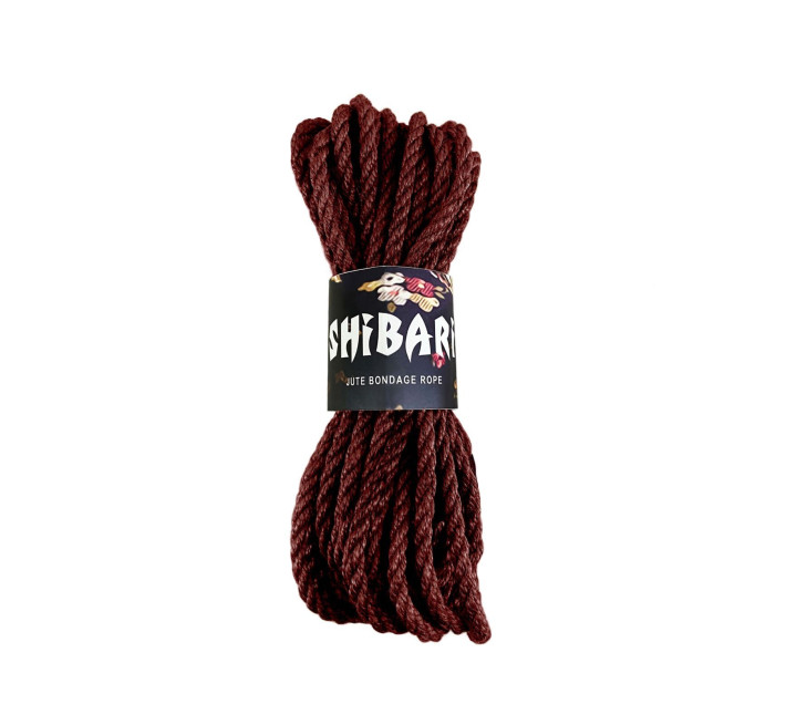 Джутова мотузка для шибарі Feral Feelings Shibari Rope, 8 м коричнева