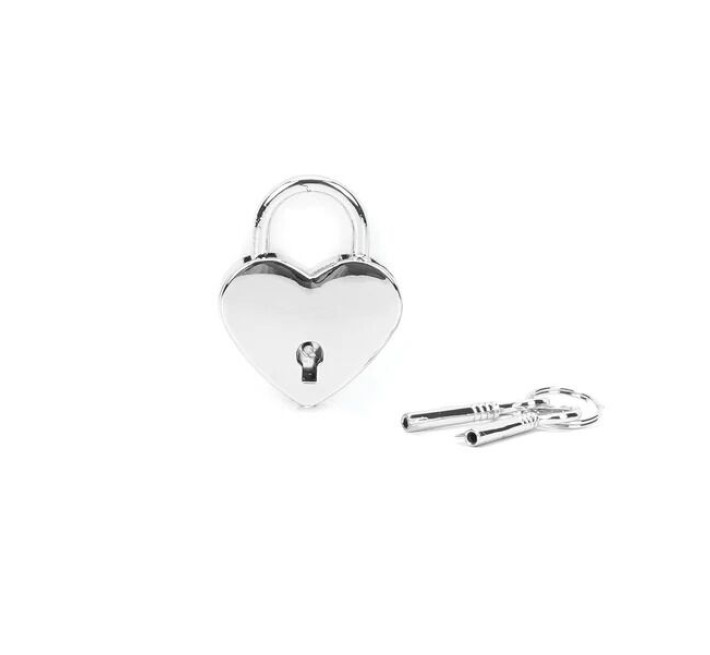 Замочек Liebe Seele Heart Shape Padlock Silver (2 шт)