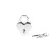 Замочек Liebe Seele Heart Shape Padlock Silver (2 шт)