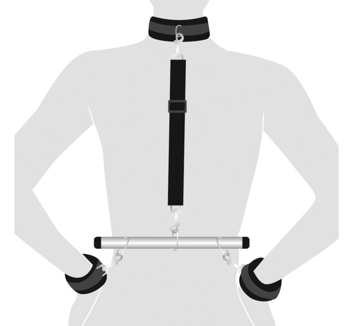 Фиксатор для рук и шеи Art of Sex - Trust me, цвет черный