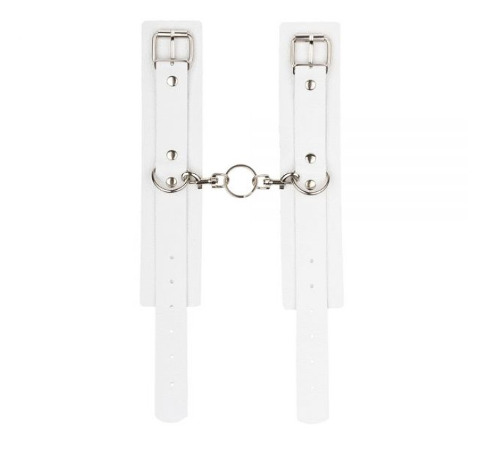 Наручники sLash Leather Standart Hand Cuffs, White