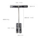 Бондаж для шиї та зап'ястя Ds Fetish Metal bondage spreader bar with restraints black