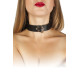 Нашийник sLash Leather Collar, Black