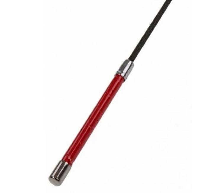 Стек DS Fetish Crop dark red, 52.5 см