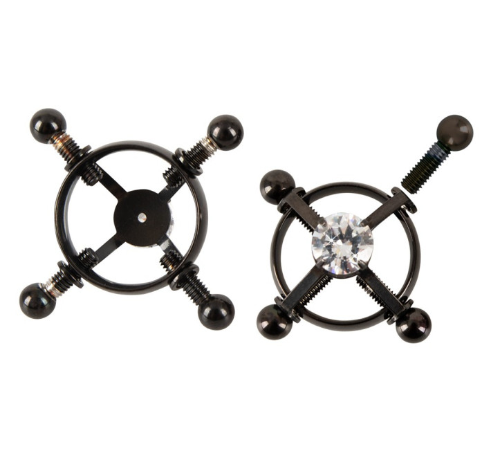 Затискачі на соски Bad Kitty Nipple Jewellery Black