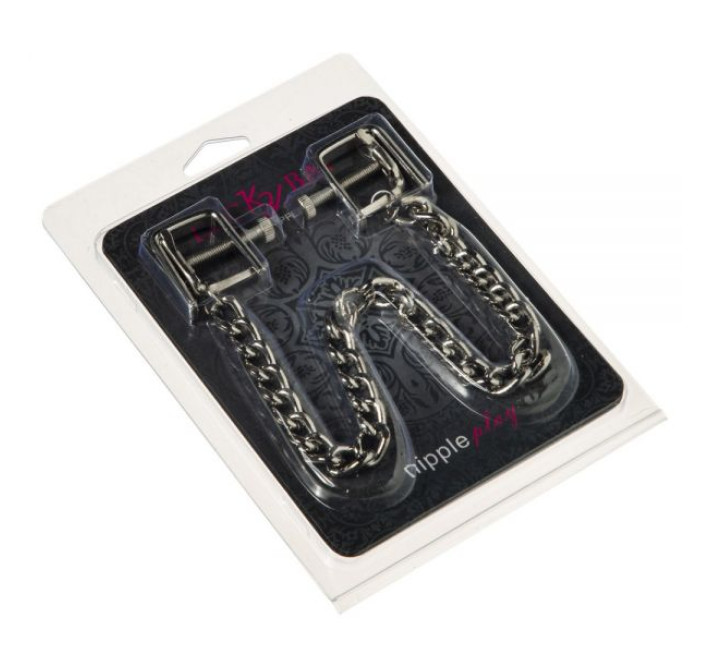 Зажимы на соски Lucky Bay Nipple play квадратные ширина звена 1 см