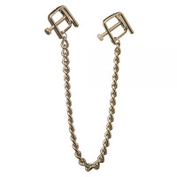 Зажимы на соски Lucky Bay Nipple play квадратные ширина звена 1 см