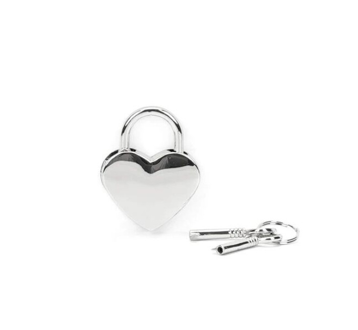 Замочек Liebe Seele Heart Shape Padlock Silver (2 шт)