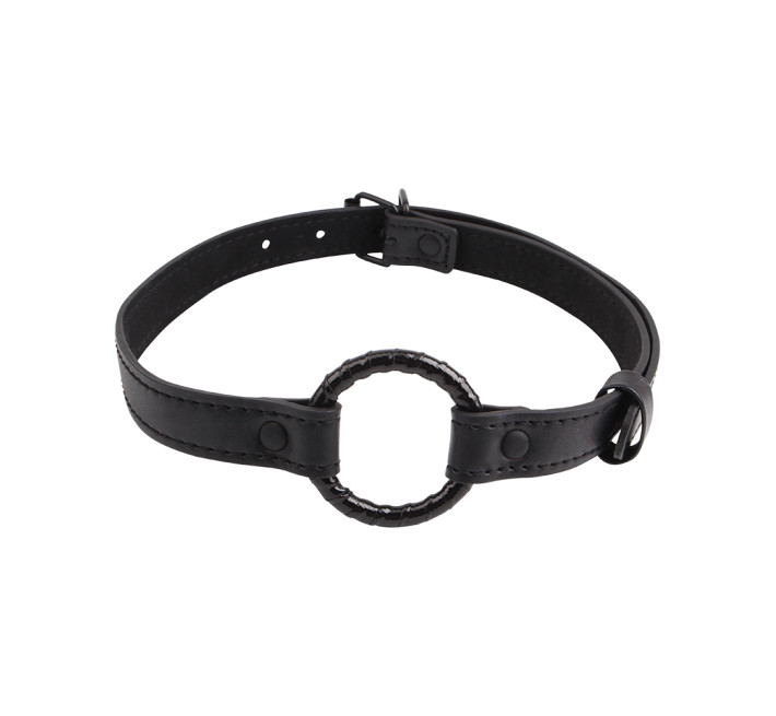Кляп кільце Chisa Black Metal O-Ring Gag Fierce Euphoria, Чорний