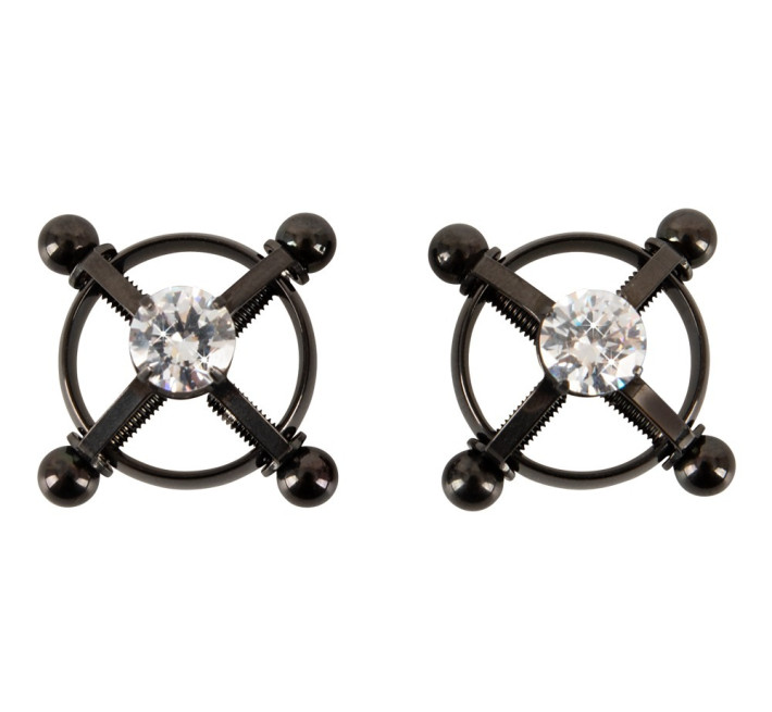 Затискачі на соски Bad Kitty Nipple Jewellery Black